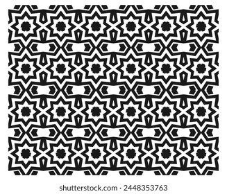 Islamic Geometric Pattern. Abstract mandala. Ethnic decorative element. Islam, Arabic, Indian, and Ottoman motifs
