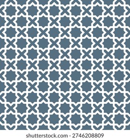 Islamic geometric pattern, Arabic seamless ornament background for Ramadan Kareem and Eid Mubarak greeting card decorative element