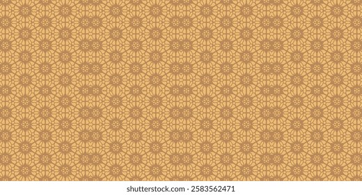Islamic Geometric Pattern – Middle Eastern Gold Ornamental Design