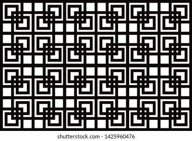 Islamic  geometric repeating patterns are very flexible.  They have been used often in wall decorations, windows, panels, columns, stained glass, tiles, rugs, ceilings and floor 