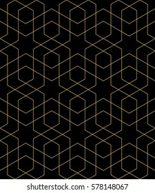 Islamic geometric seamless pattern