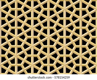 Islamic geometric seamless pattern