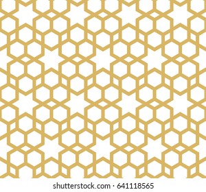 Islamic geometric seamless pattern