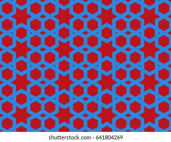 Islamic geometric seamless pattern