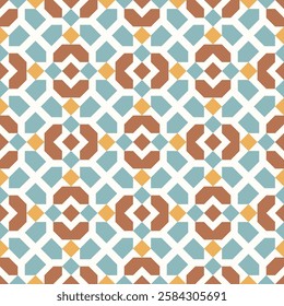 islamic geometric seamless pattern design for decorating, wallpaper, wrapping paper,fabric, backdrop and etc