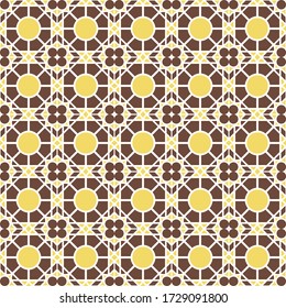 Islamic geometry pattern seamless vintage tiles, Traditional ornate Morocco tiles. ideal for greeting card banner or wallpaper and background design.