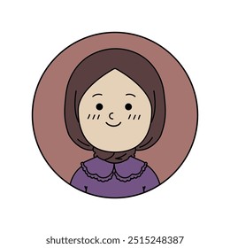 Islamic Girl Avatar - 04