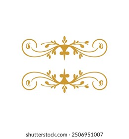 islamic gold tag ornament set gold