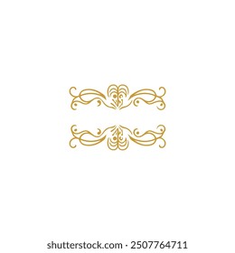 islamic gold tag ornament set gold
