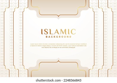 Islamic Gradient Ornament Luxury Background