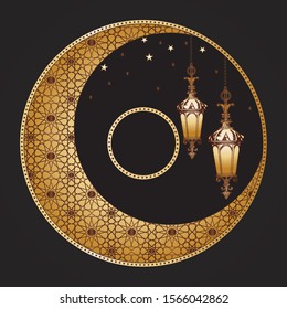 islamic graphic plate decor for tableware 
