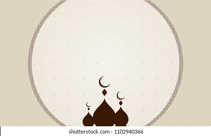 Islamic greeting card. islamic illustration