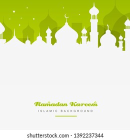 Islamic greetings graphic design. Suitable for Ramadan project.