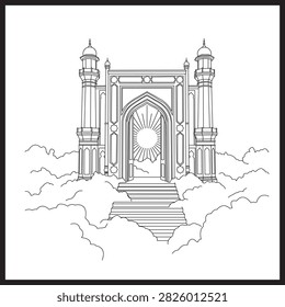 Islamic Heavenly Gate and