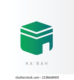 Islamic icon design for ramadan month with attractive green gradient color