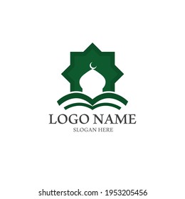 islamic icon illustration Logo template design