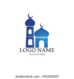 islamic icon illustration Logo template design