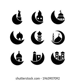 islamic icon or logo isolated sign symbol vector illustration - Collection of high quality black style vector icons
