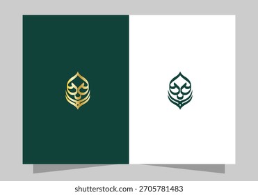 Islamic Icon Logo, Modern Islamic Mosque Logo, Crescent Moon and Star vector design