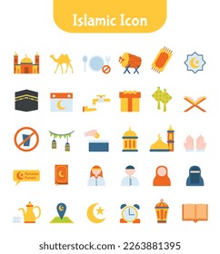 Islamic Icon or Ramadan Icon, for website design, mobile design speccial ramadan, use on banner, greeting card etc.