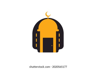 Icono islámico para el vector del logo de Ramadán
