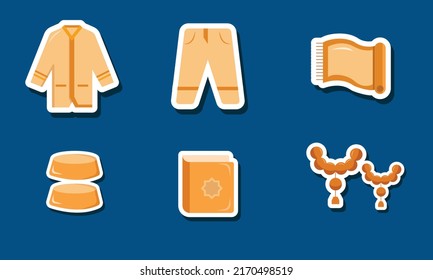Aufkleberdesign für islamische Symbole