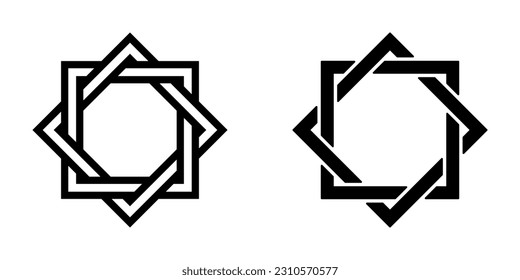icono islámico. inicio de sesión para concepto móvil y diseño web. ilustración vectorial