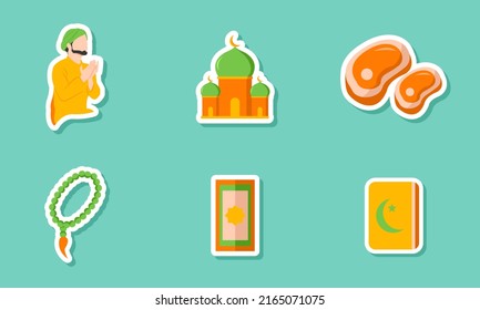 Islamic Icon Sticker Set Design