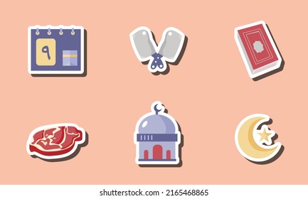 Islamic Icon Sticker Set Design