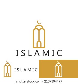 islamic icon vector illustration template design