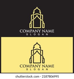 islamic icon vector illustration template design