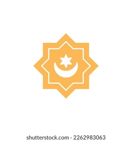 diseño de logotipo vectorial de iconos islámicos 