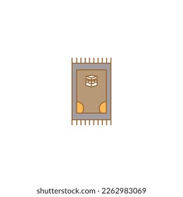 islamic icon vector logo design 