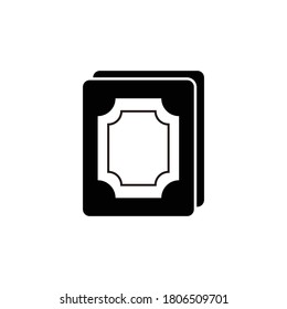 Islamisches Symbol, Vektorsymbol einzeln auf weißem Hintergrund