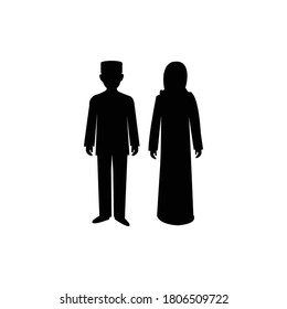 Islamic icon vector symbol isolated illustration white background