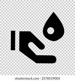Islamic iconic factor design. black with a transparent background