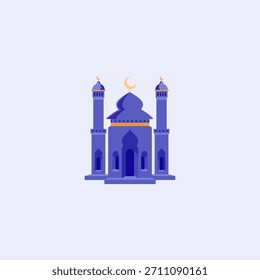 islamic icons set of vector design