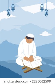 Islamic illustration, ramadhan is coming