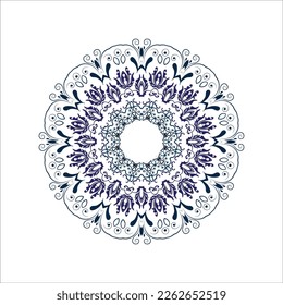 Islamic, indian and arabic vector in mandala shape.