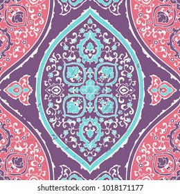 Islamic or indian floral pattern in Victorian style. Ornamental for Card for cafe, shop, print, banner, wedding invitation, book cover, certificate. Save the date. Arabic Dubai turkish Islam