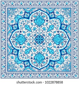 Islamisches oder indisches Blumenmuster im viktorianischen Stil. Ornamental für Card für Cafe, Shop, Druck, Banner, Hochzeitseinladung, Buchumschlag, Zertifikat. Speichern Sie das Datum. Arabisch-Dubai-Türkei Indien