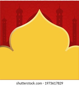 Islamic Instagram Template Vector Design