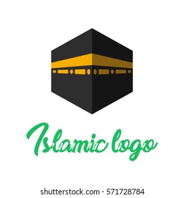 ISLAMIC KAABA LOGO ICON SYMBOL