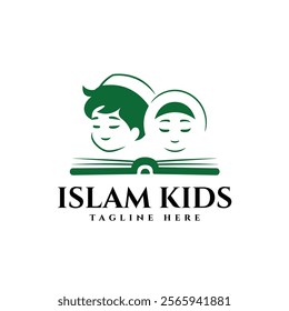 Islamic Kids School Logo template