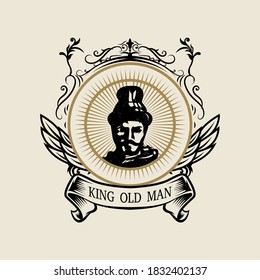 Islamic King Logo With Vintage Style