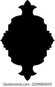 Islamic label emblem shape glyph pictogram symbol visual illustration showcasing intricate geometric designs and cultural motifs. Explore Islamic art through stylized shapes and traditional symbols 