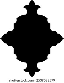 Islamic label emblem shape glyph pictogram symbol visual illustration showcasing intricate geometric designs and cultural motifs. Explore Islamic art through stylized shapes and traditional symbols 