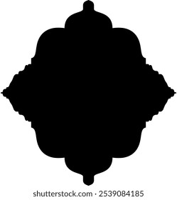 Islamic label emblem shape glyph pictogram symbol visual illustration showcasing intricate geometric designs and cultural motifs. Explore Islamic art through stylized shapes and traditional symbols