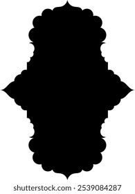 Islamic label emblem shape glyph pictogram symbol visual illustration showcasing intricate geometric designs and cultural motifs. Explore Islamic art through stylized shapes and traditional symbols 