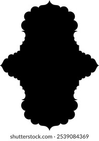 Islamic label emblem shape glyph pictogram symbol visual illustration showcasing intricate geometric designs and cultural motifs. Explore Islamic art through stylized shapes and traditional symbols 